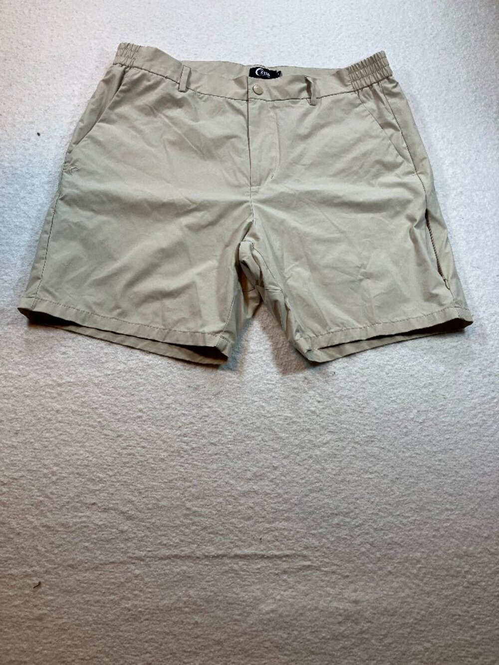 Zyria Active Mens Beige Permance Shorts Sz L